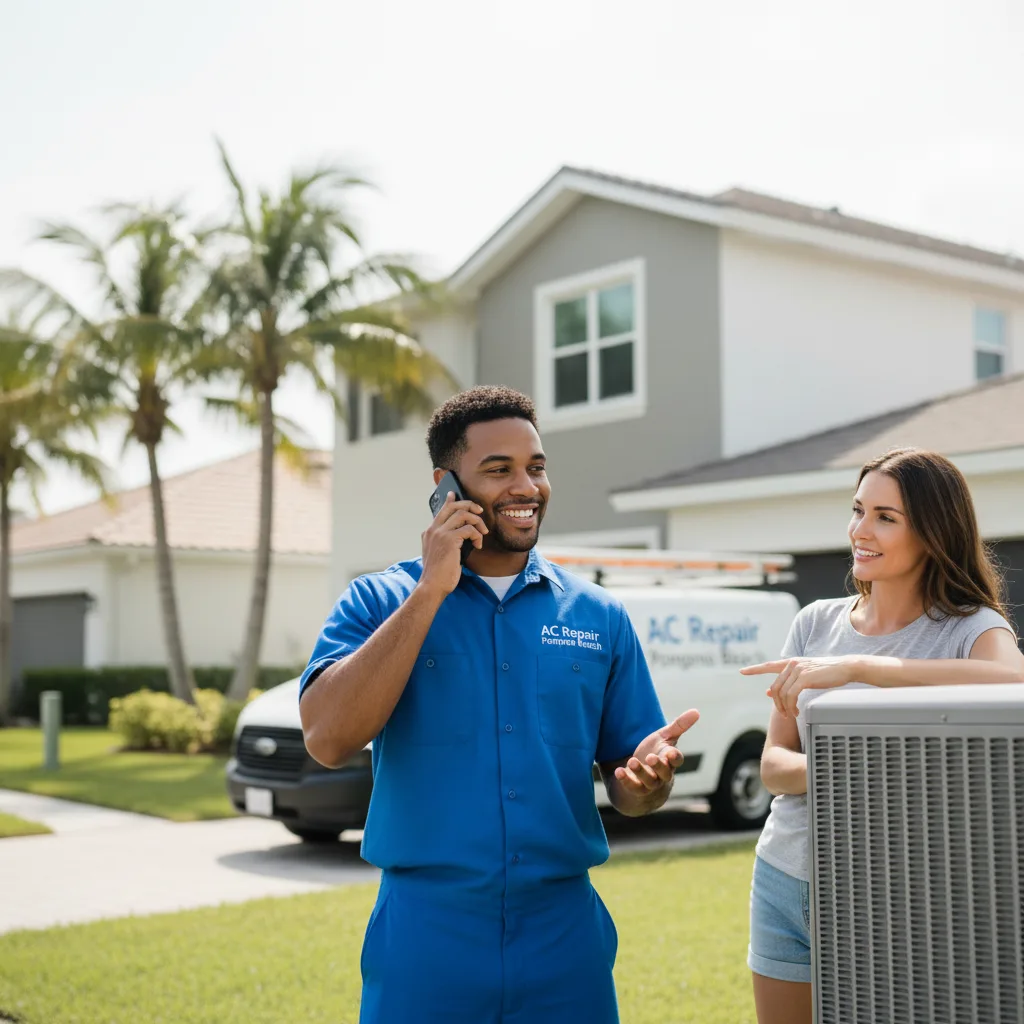 AC Repair Pompano Beach customer support in Monkton